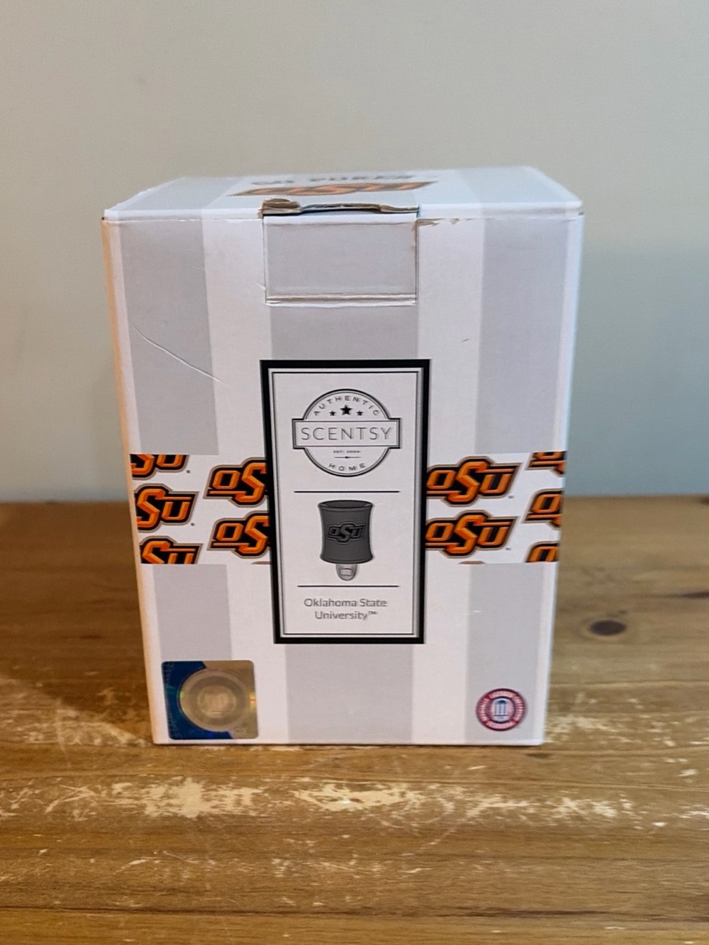 Scentsy Oklahoma State University Orange and Black Warmer NIB